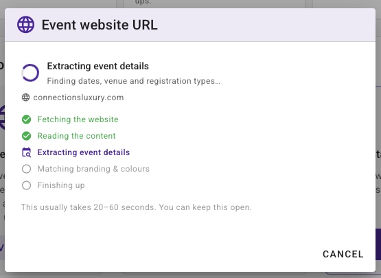 Describe or paste a URL